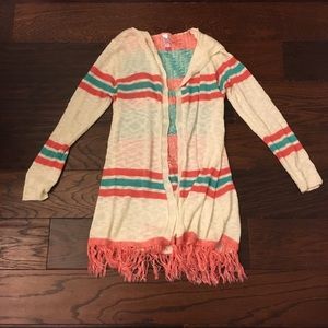 Fun Fringe Cardigan size Large